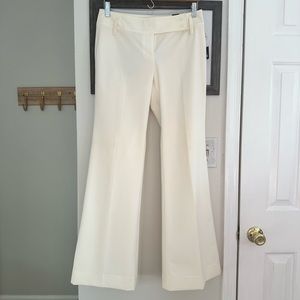 The Limited Wide Leg Cassidy Fit ivory trousers sz: 4 NWT
